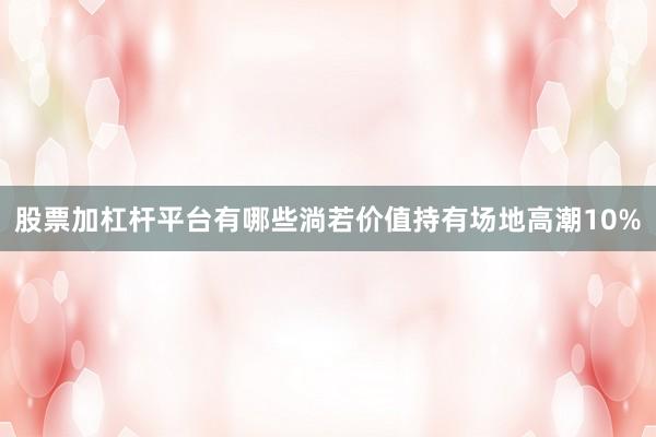 股票加杠杆平台有哪些淌若价值持有场地高潮10%